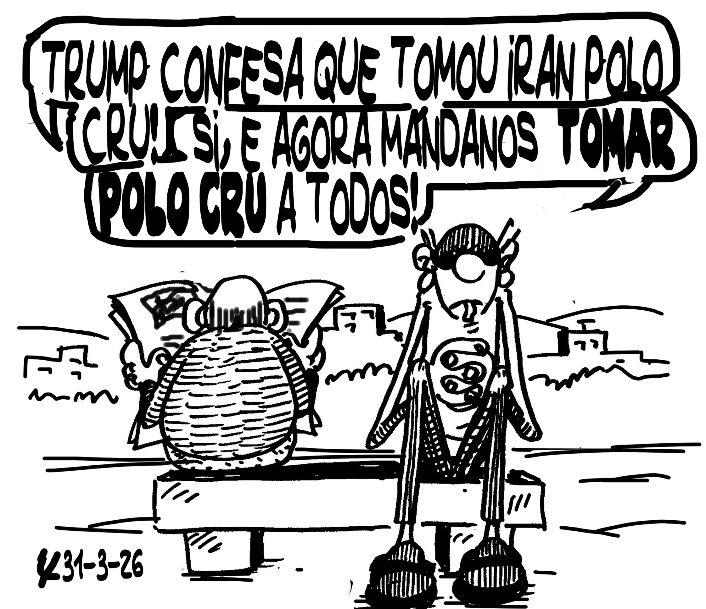 Viñeta de O Carrabouxo do 31 de marzo de 2026