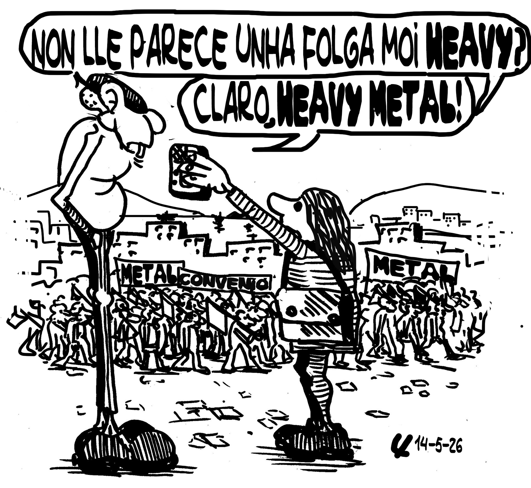 Viñeta de O Carrabouxo do 14 de maio de 2026