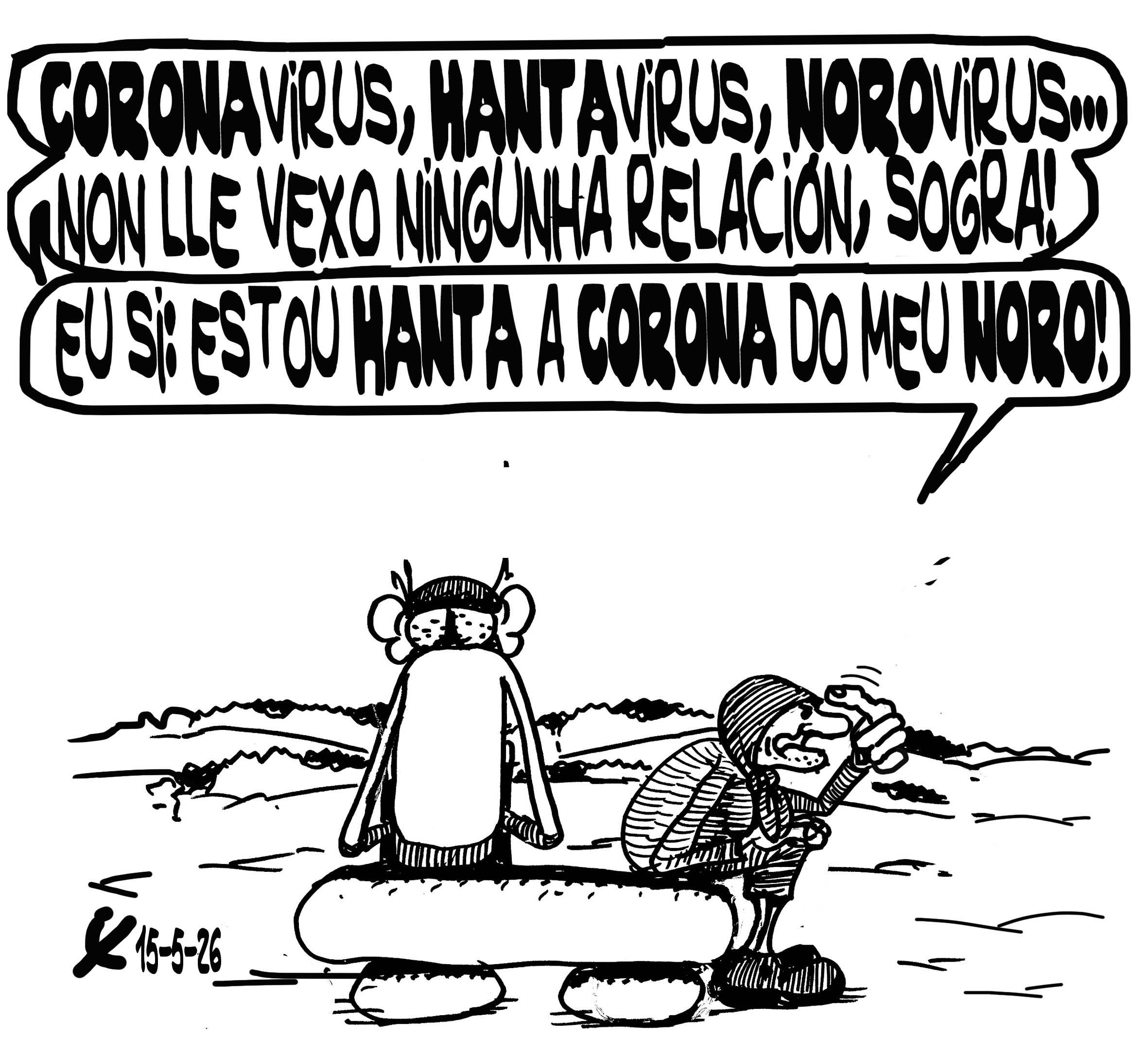 Viñeta de O Carrabouxo do 15 de maio de 2026