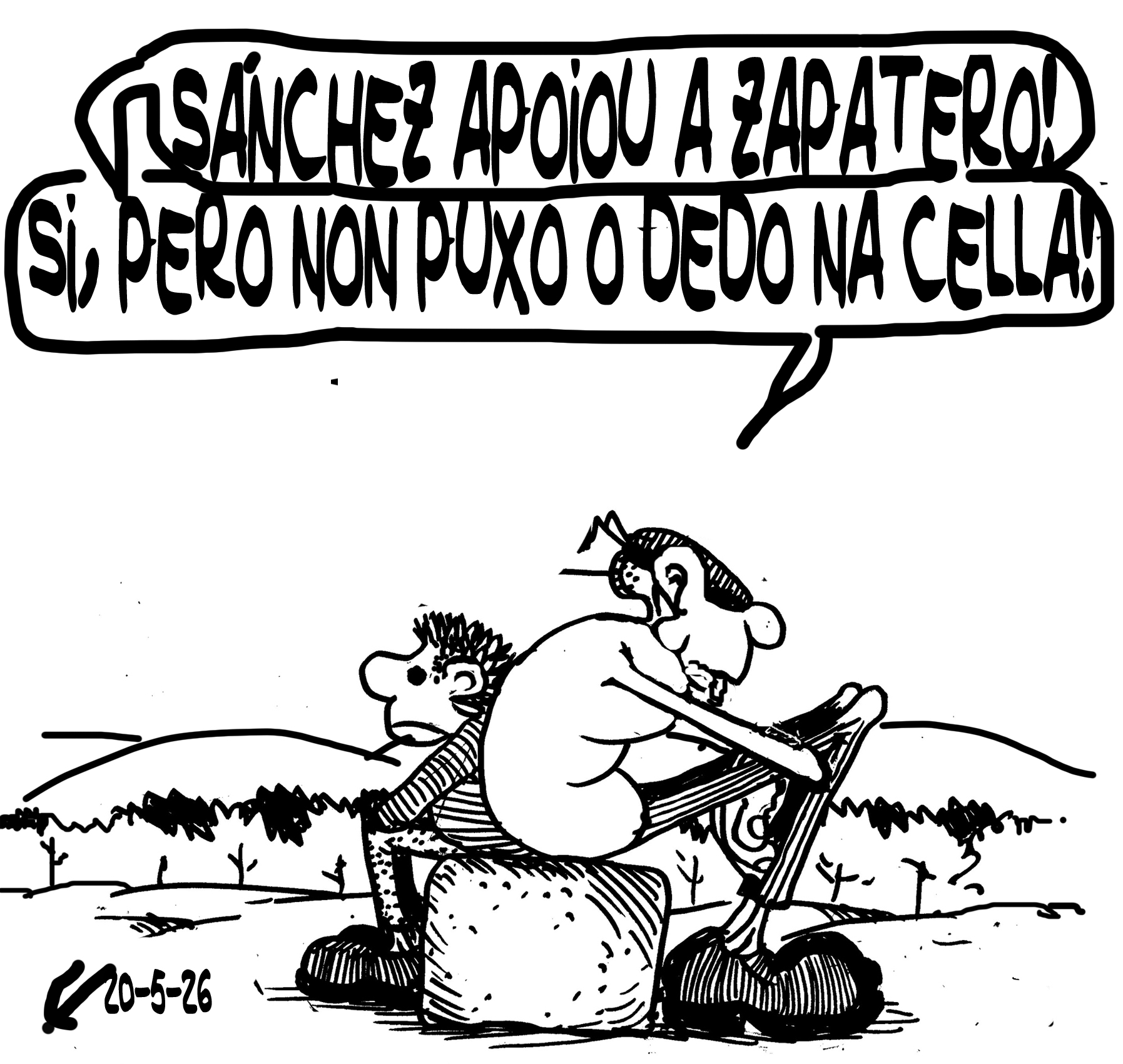 Viñeta de O Carrabouxo do 20 de maio de 2026