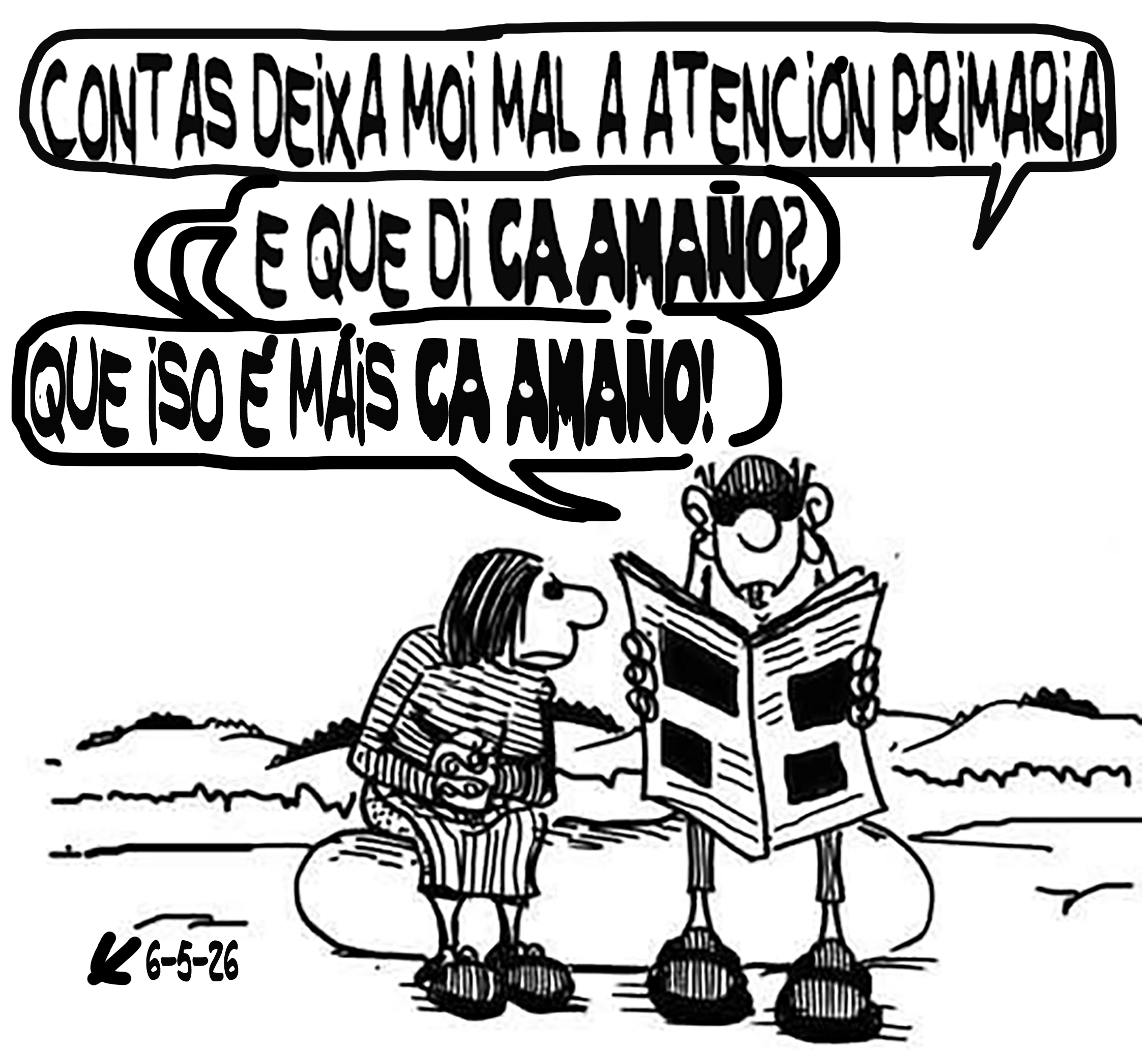 Viñeta de O Carrabouxo do 6 de maio de 2026