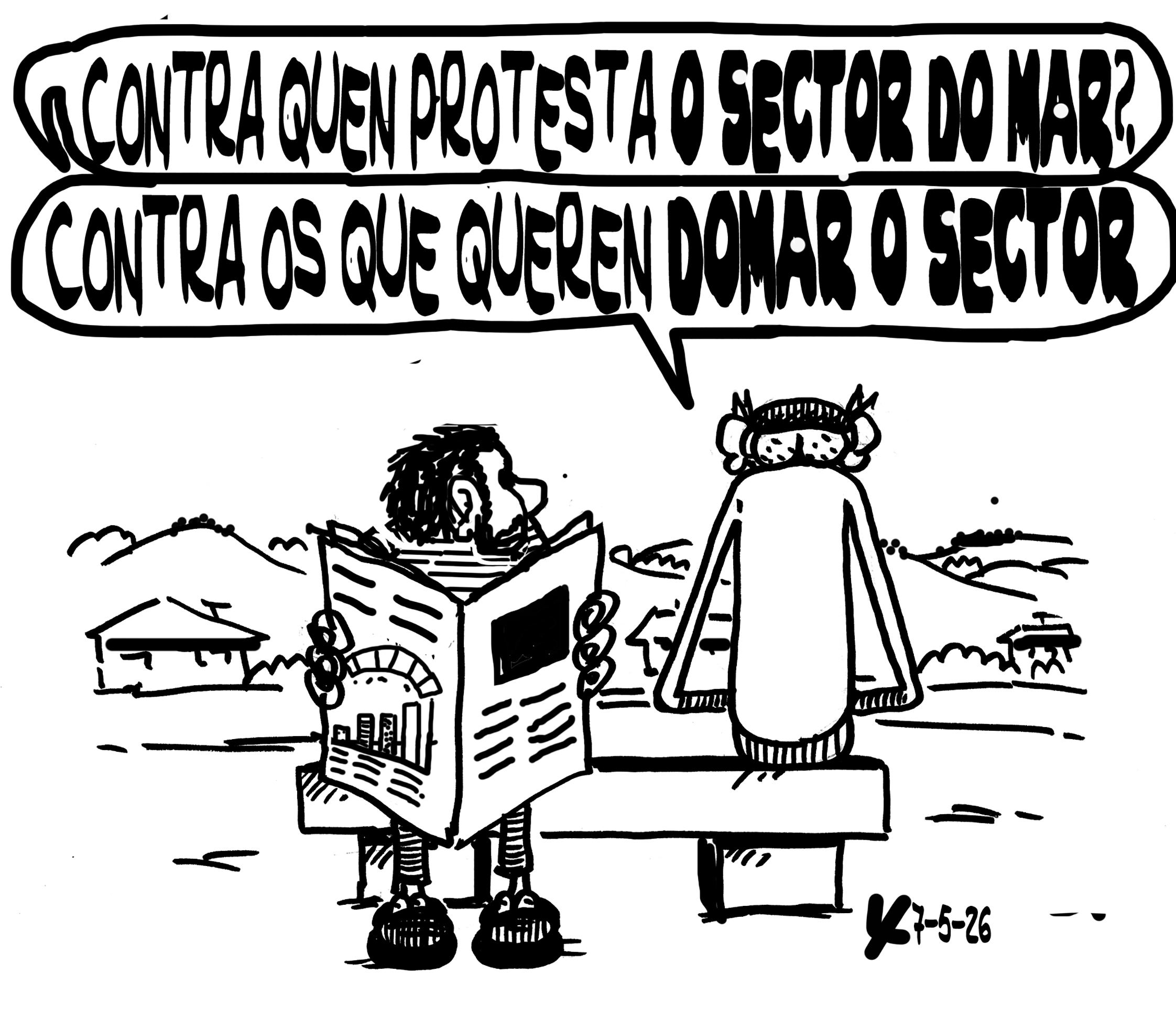 Viñeta de O Carrabouxo do 7 de maio de 2026