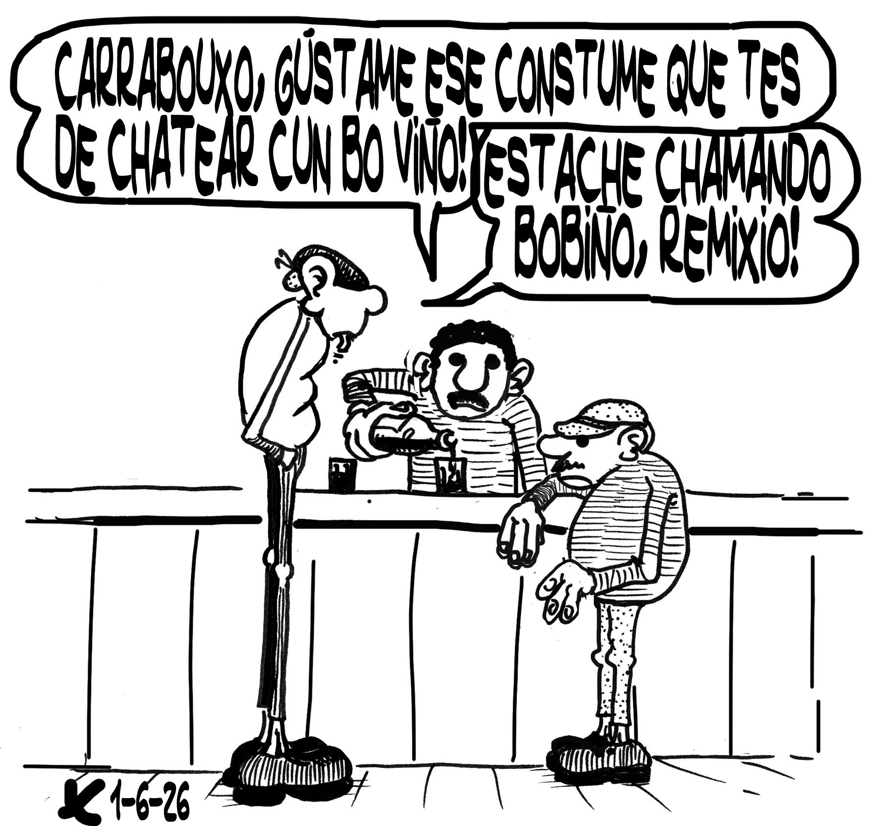 Viñeta de O Carrabouxo do 1 de xuño de 2026