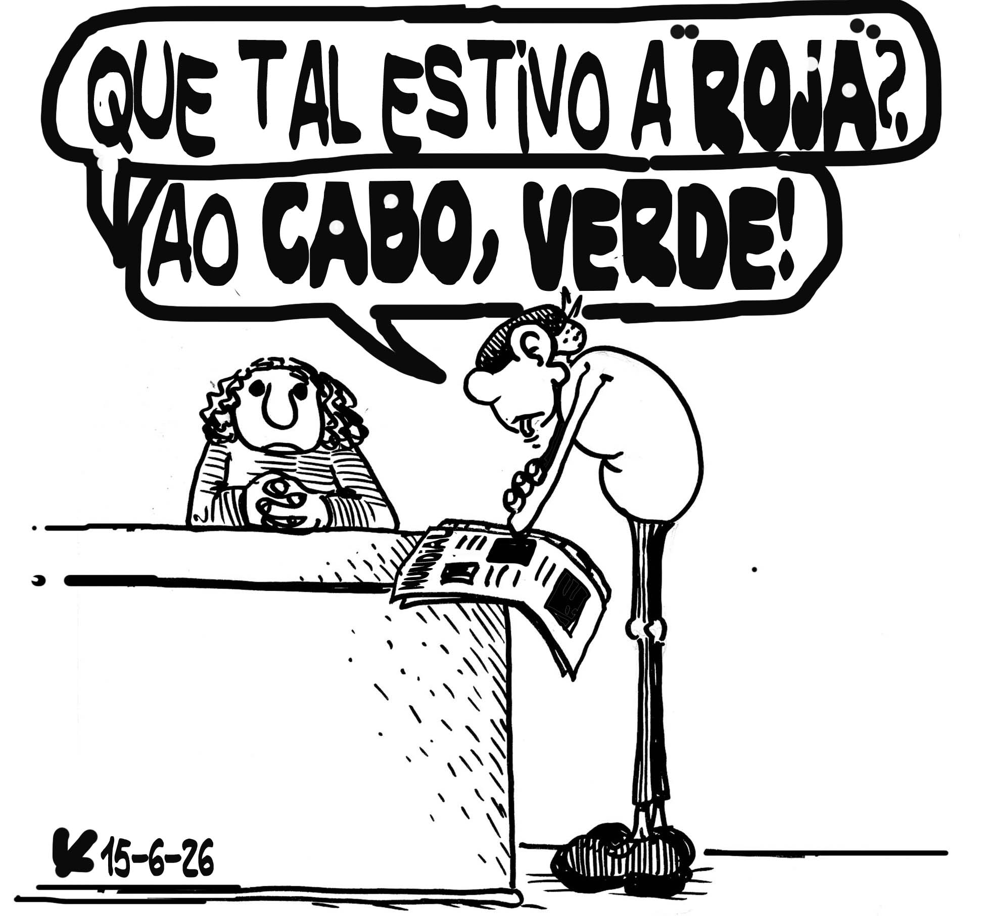 Viñeta de O Carrabouxo do 15 de xuño de 2026