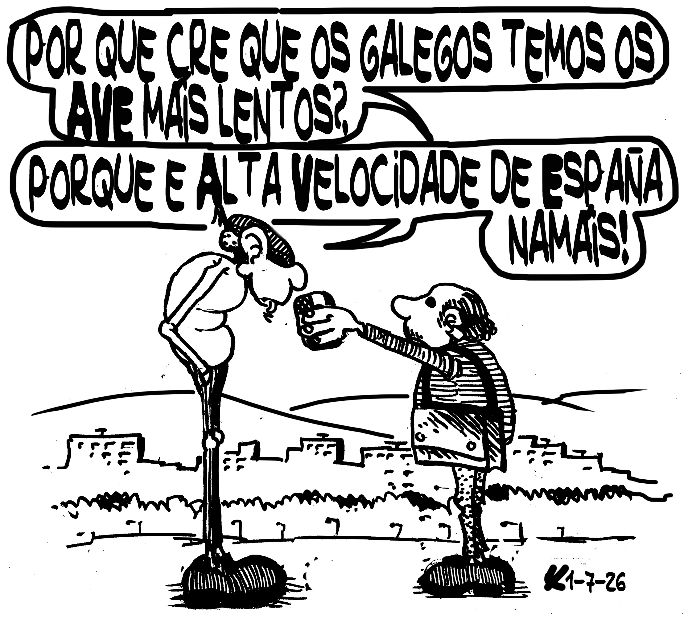 Viñeta de O Carrabouxo do 1 de xullo de 2026