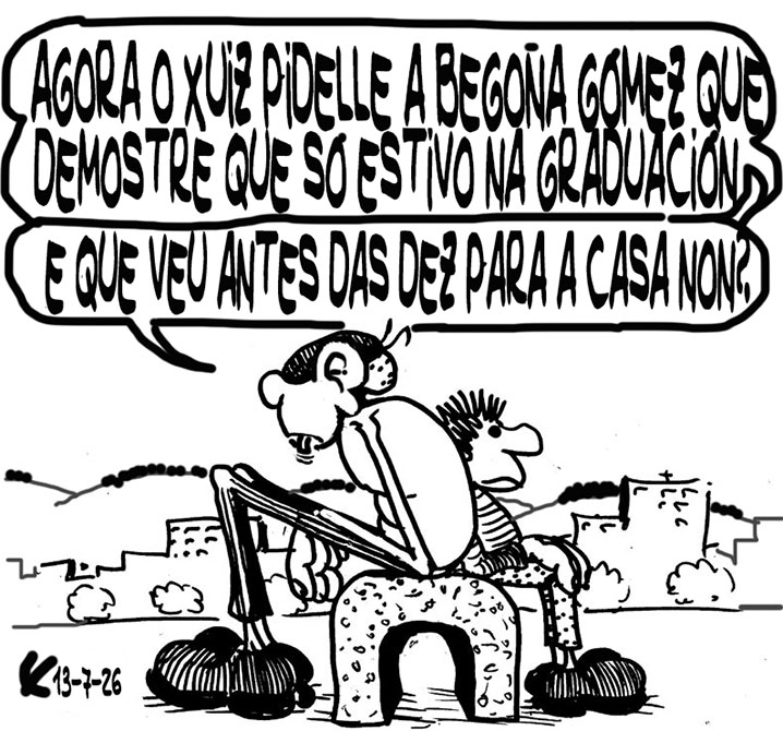 Viñeta de O Carrabouxo do 13 de xullo de 2026