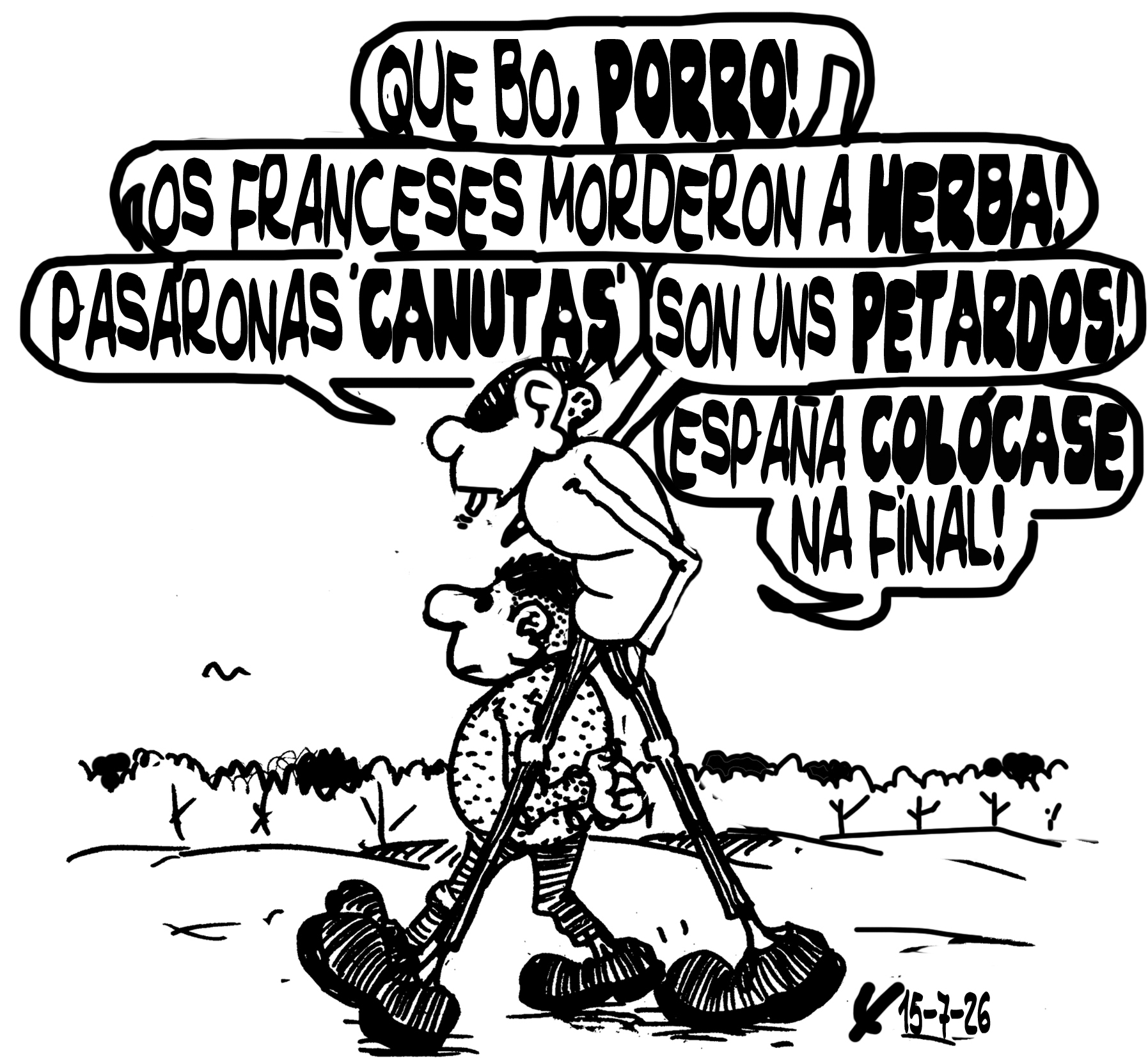 Viñeta de O Carrabouxo do 15 de xullo de 2026