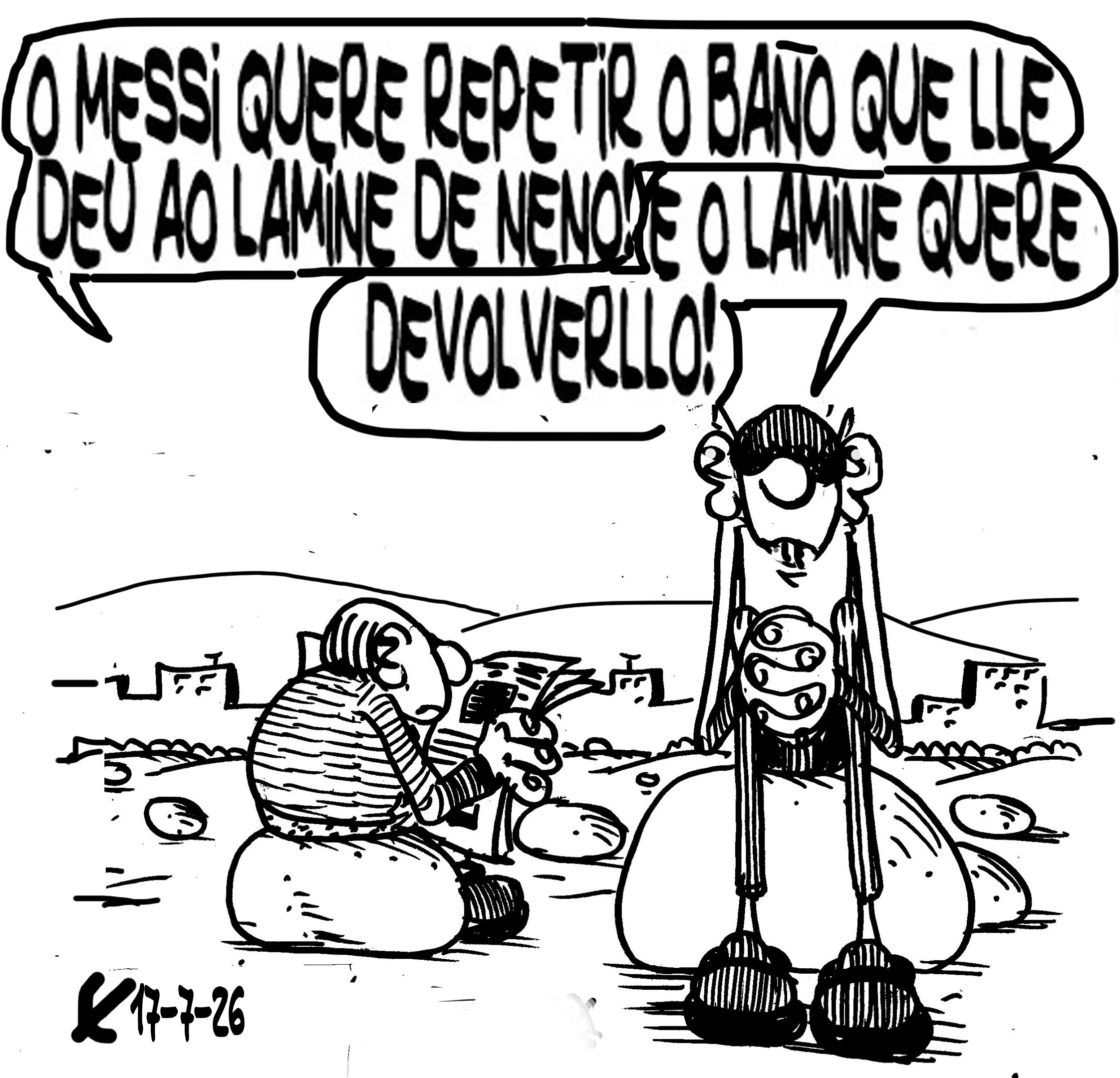 Viñeta de O Carrabouxo do 17 de xullo de 2026
