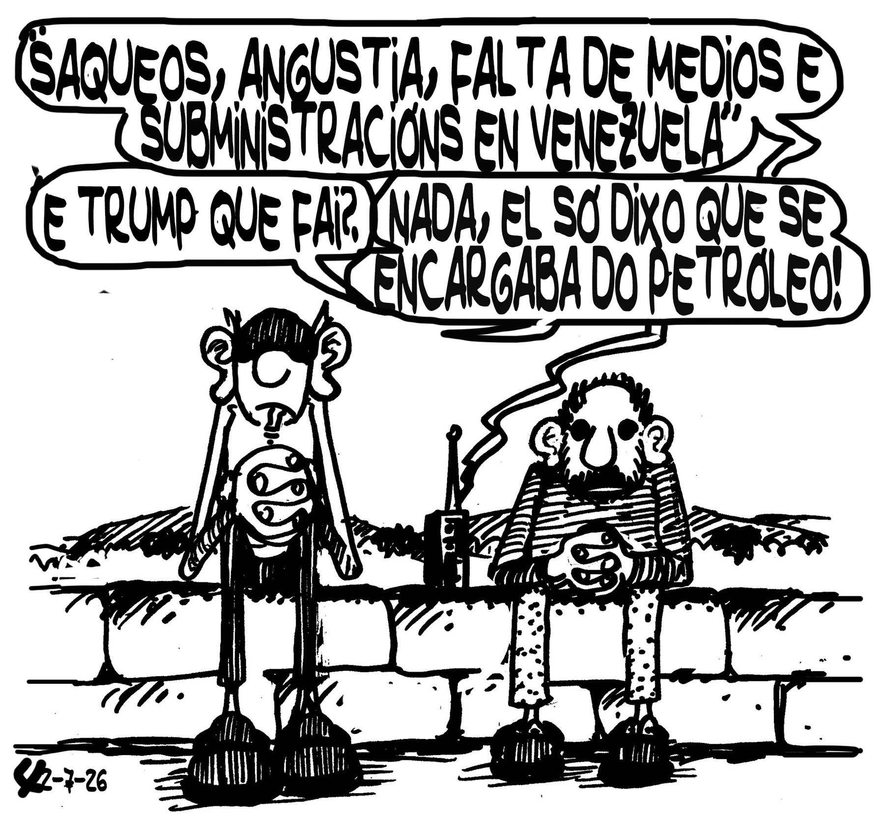 Viñeta de O Carrabouxo do 2 de xullo de 2026