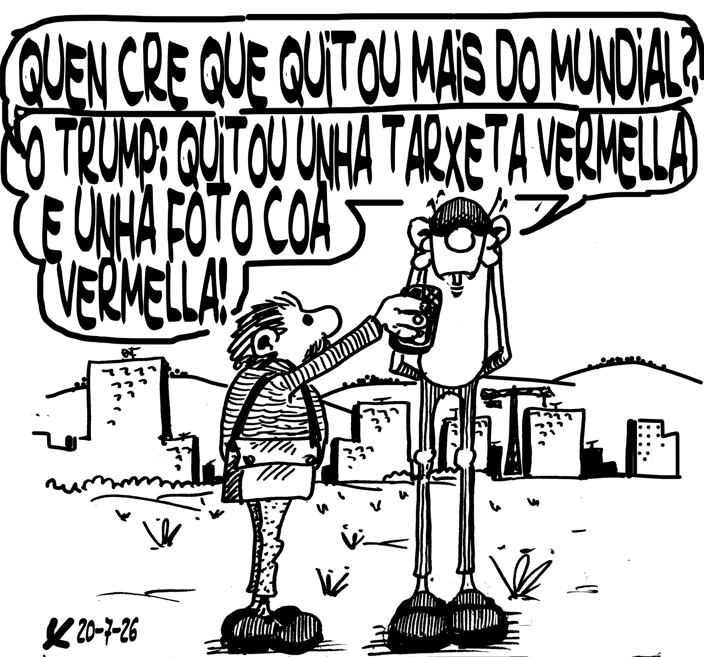 Viñeta de O Carrabouxo do 20 de xullo de 2026