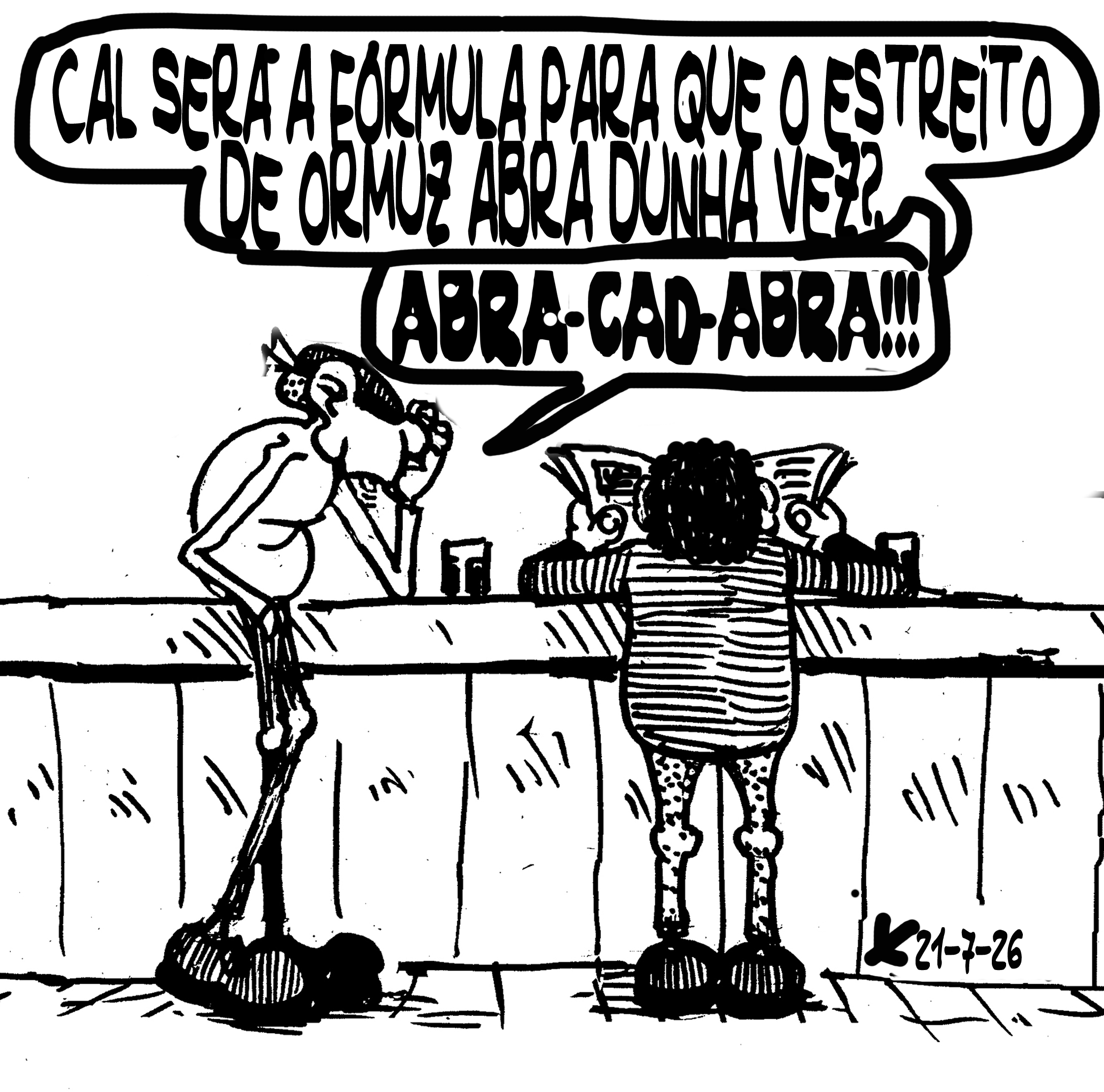 Viñeta de O Carrabouxo do 21 de xullo de 2026