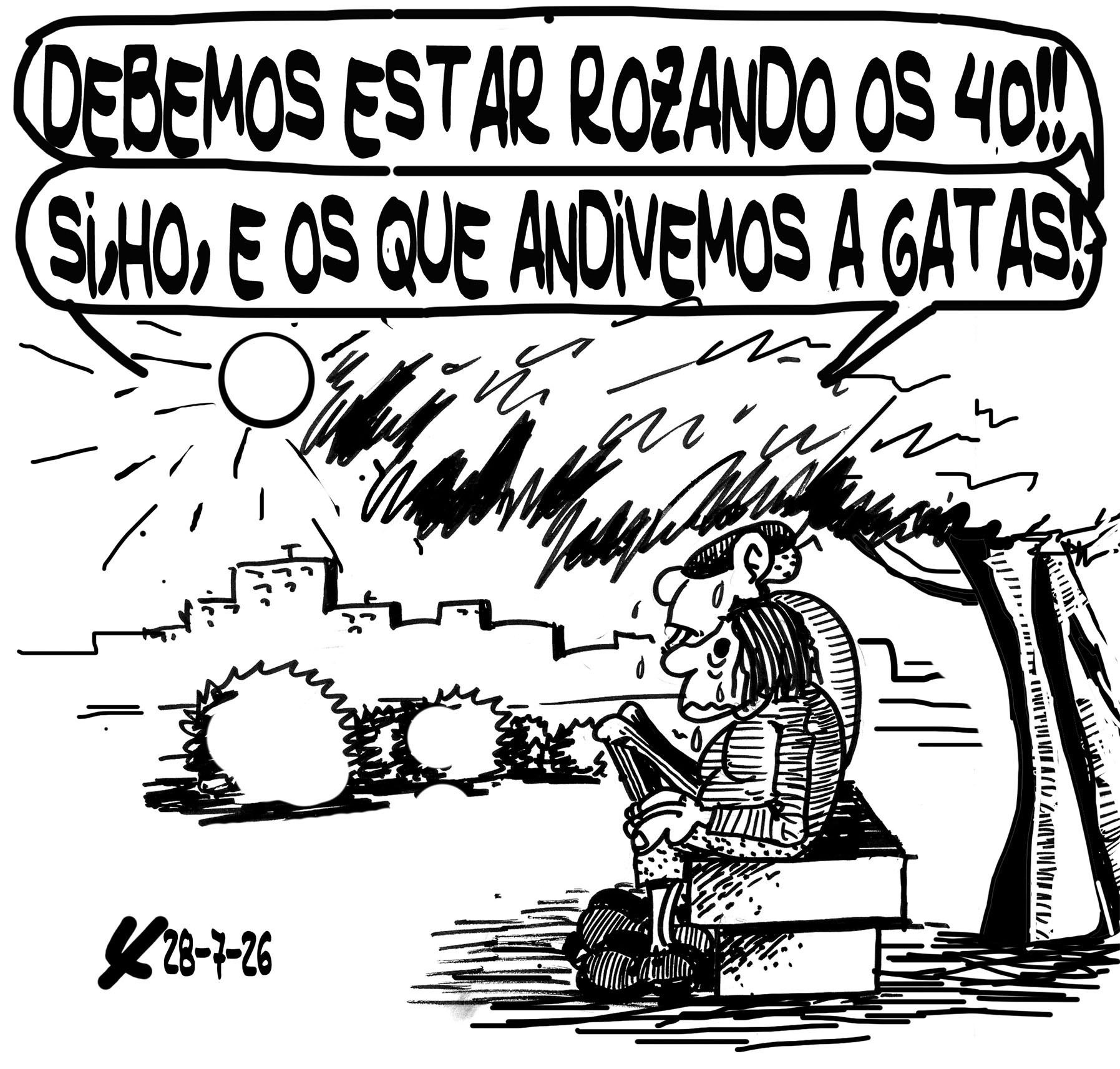 Viñeta de O Carrabouxo do 28 de xullo de 2026