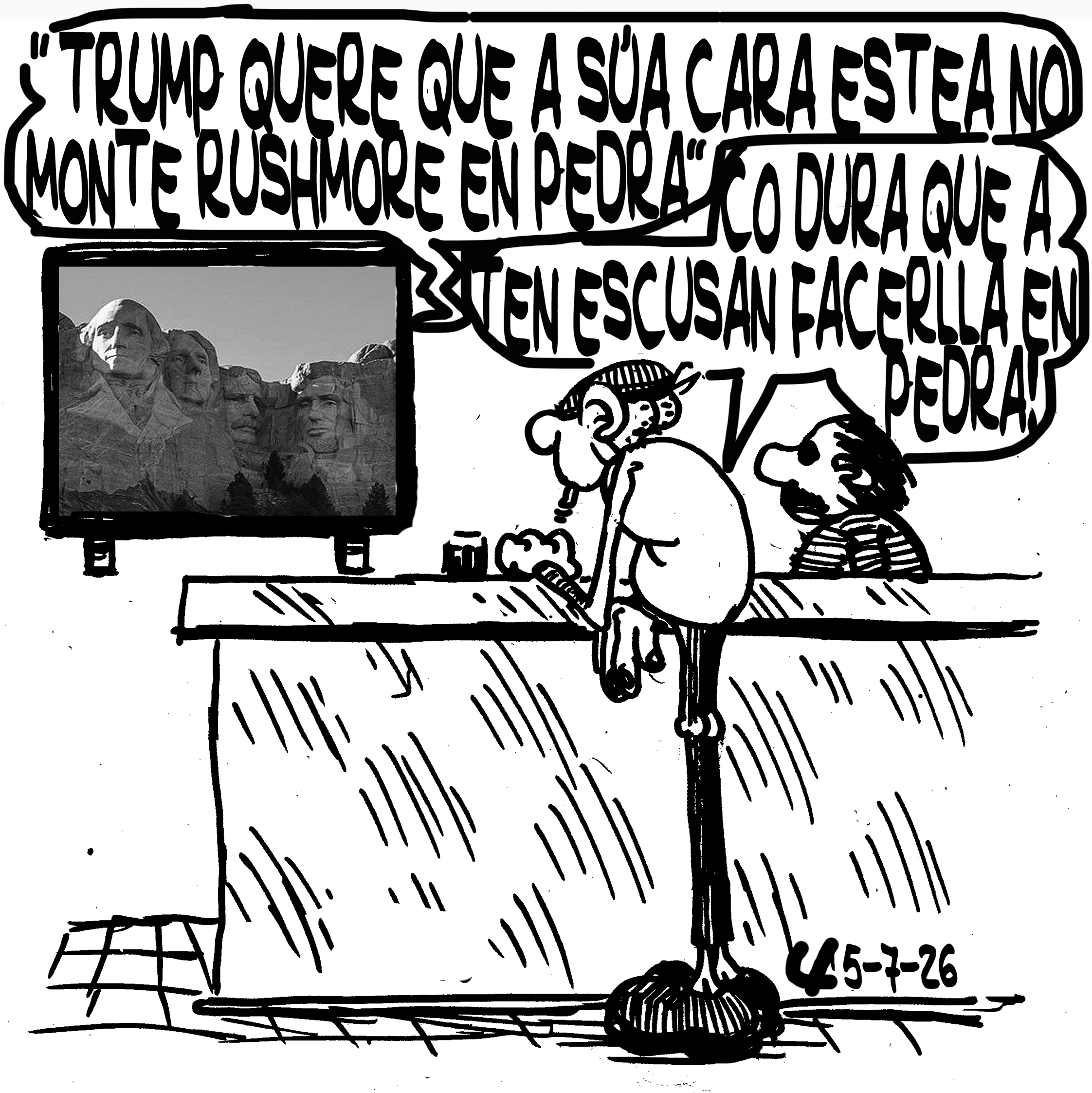 Viñeta de O Carrabouxo do 5 de xullo de 2026