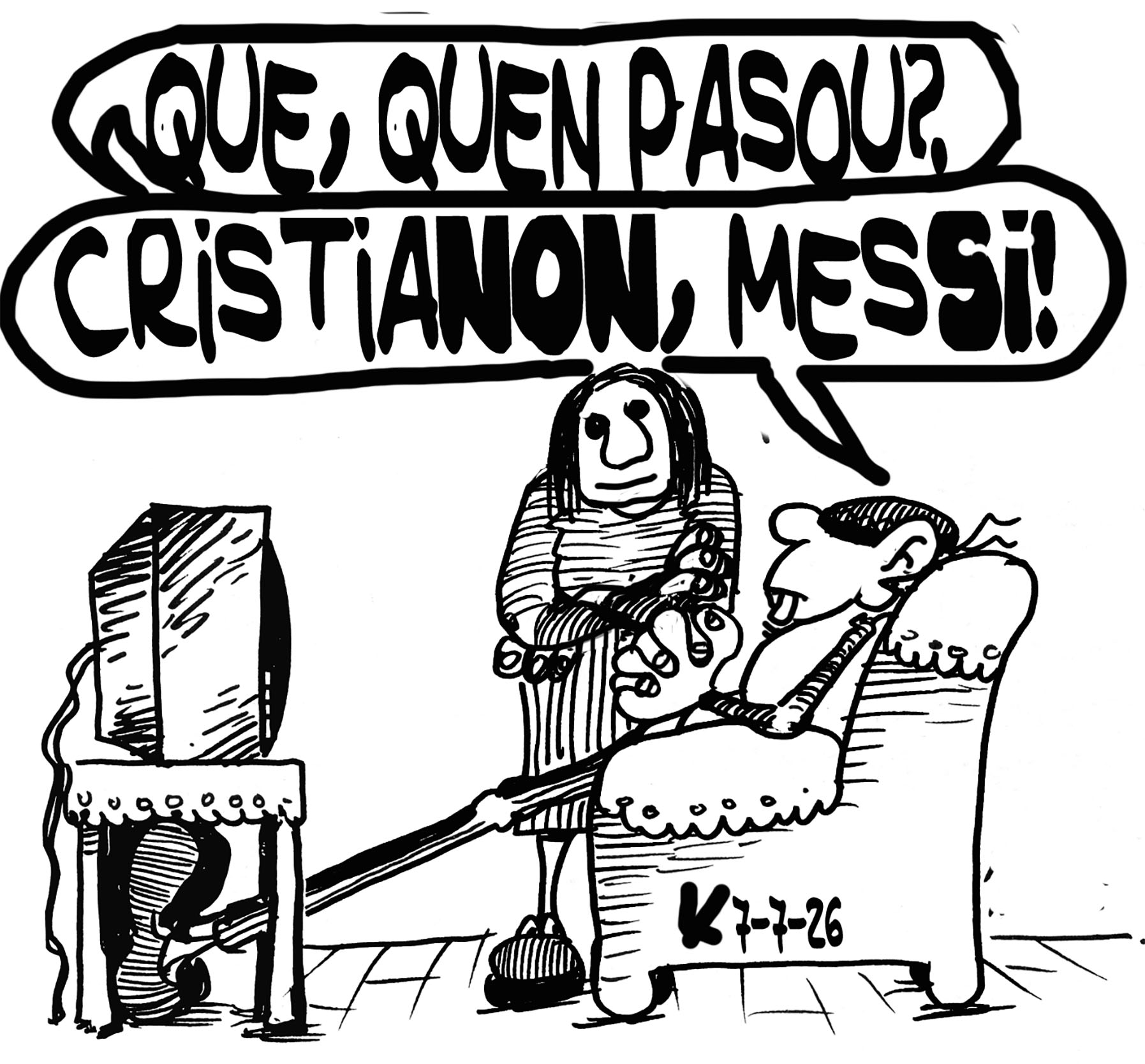 Viñeta de O Carrabouxo do 7 de xullo de 2026