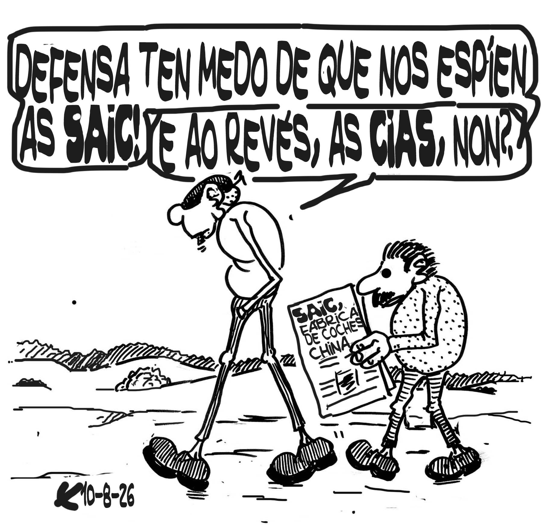 Viñeta de O Carrabouxo do 10 de agosto de 2026