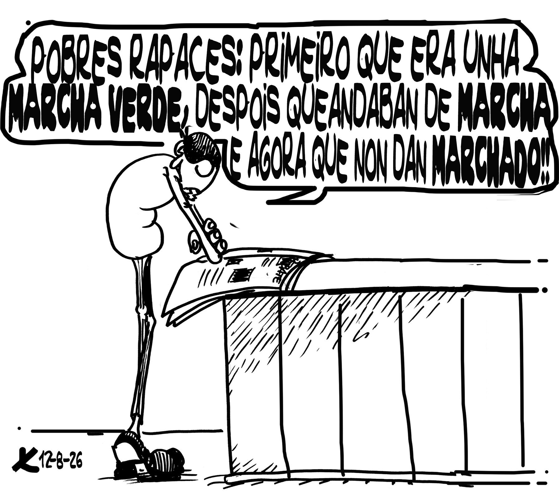 Viñeta de O Carrabouxo do 12 de agosto de 2026