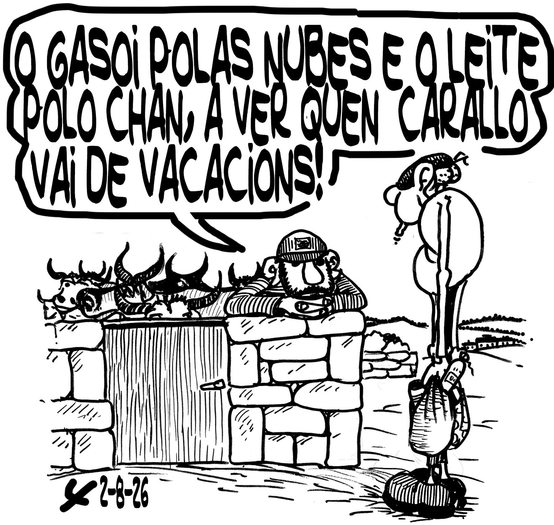 Viñeta de O Carrabouxo do 2 de agosto de 2026