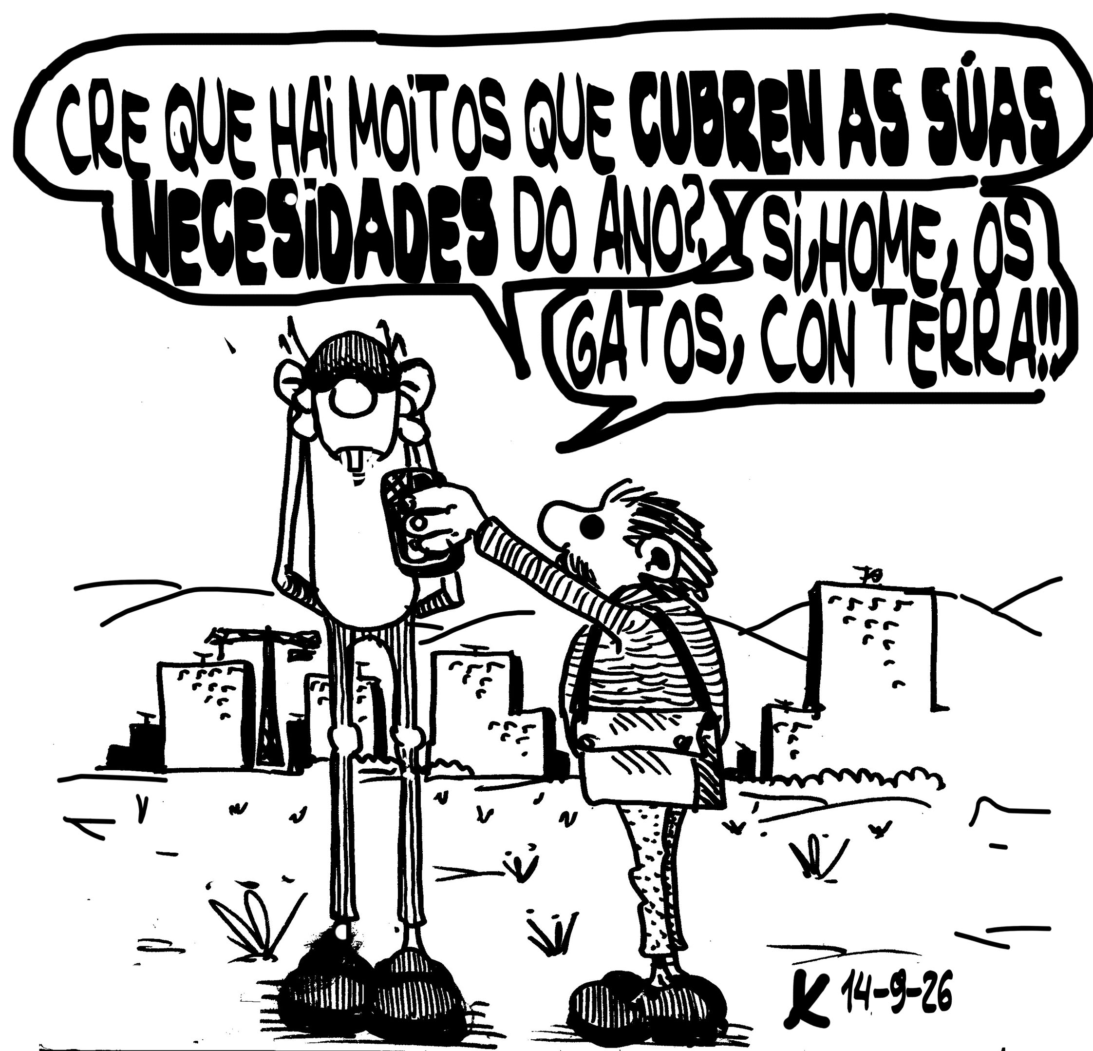 Viñeta de O Carrabouxo do 14 de setembro de 2026