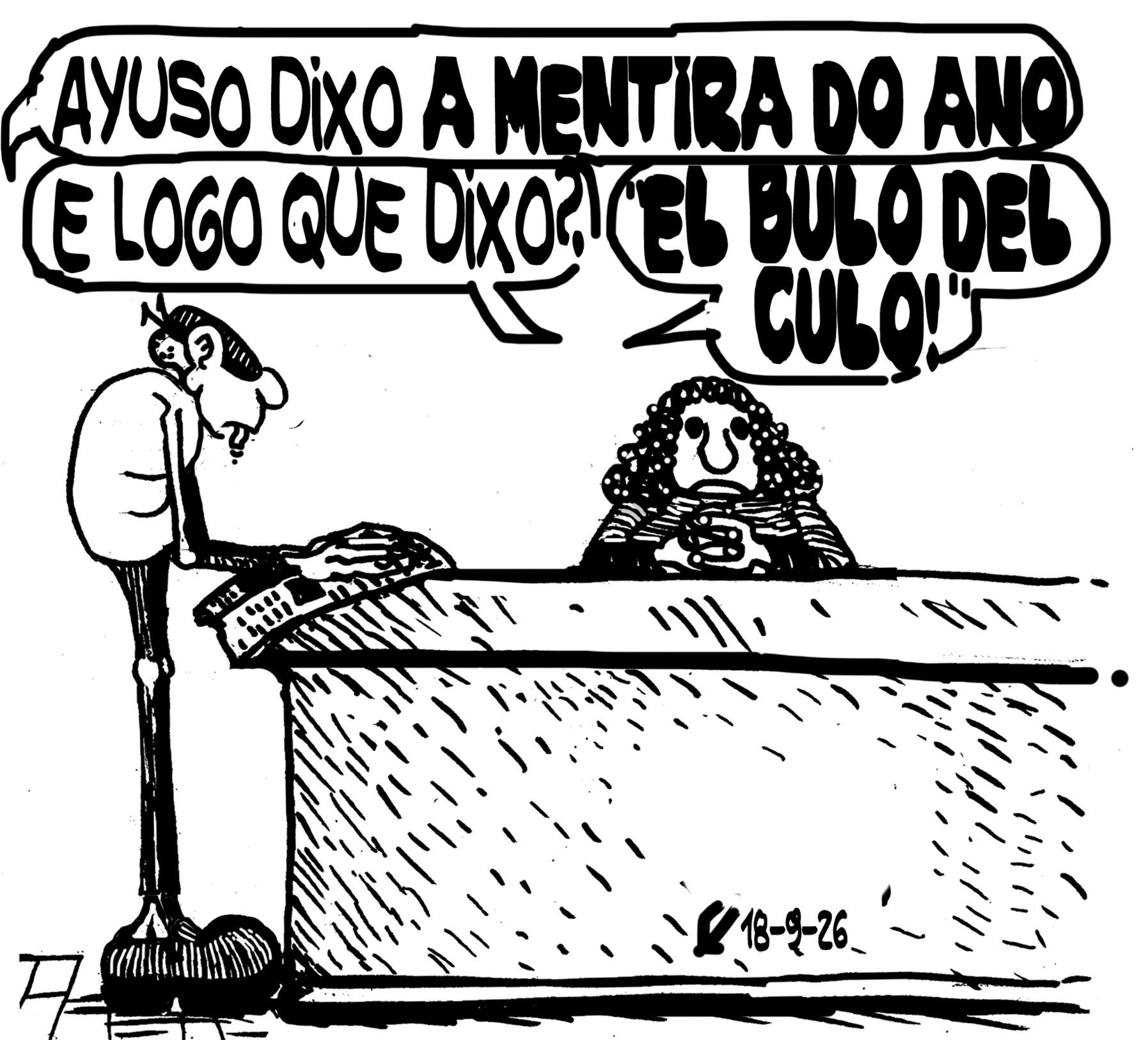 Viñeta de O Carrabouxo do 18 de setembro de 2026