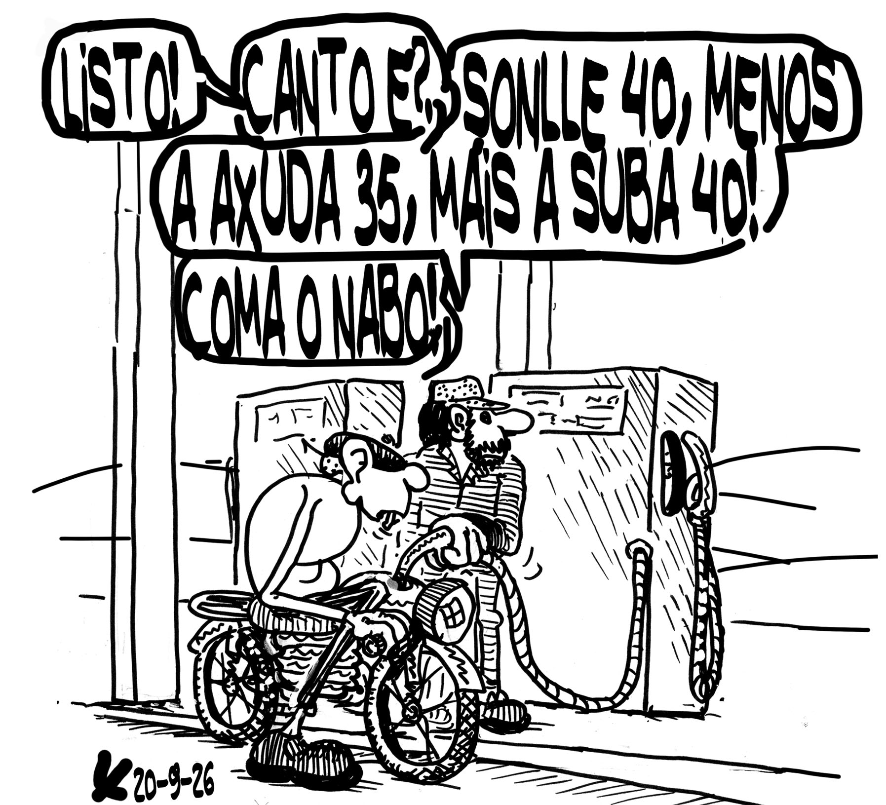 Viñeta de O Carrabouxo do 20 de setembro de 2026