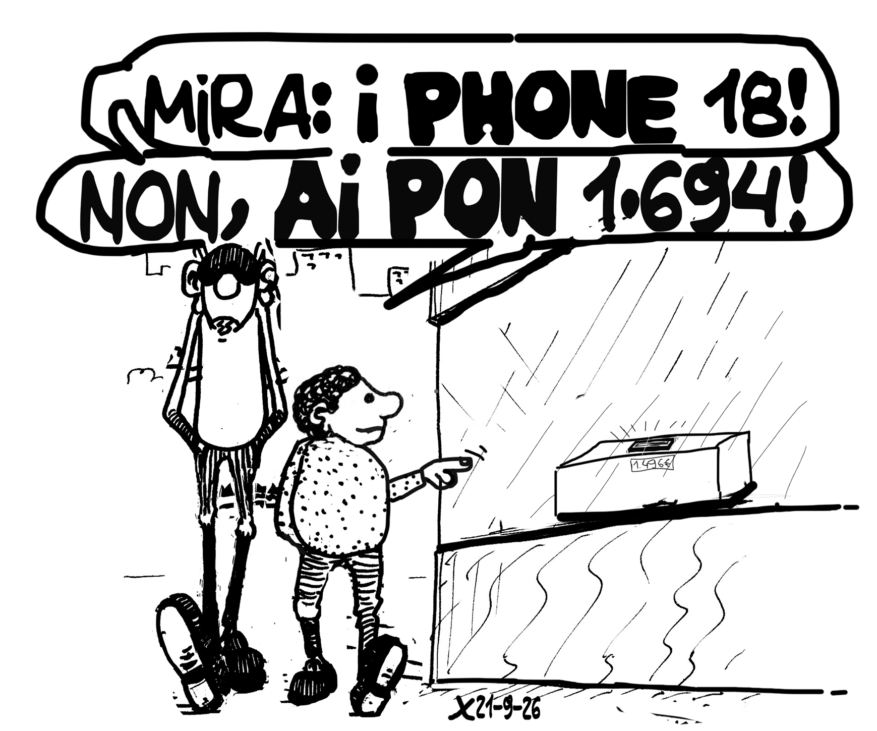 Viñeta de O Carrabouxo do 21 de setembro de 2026