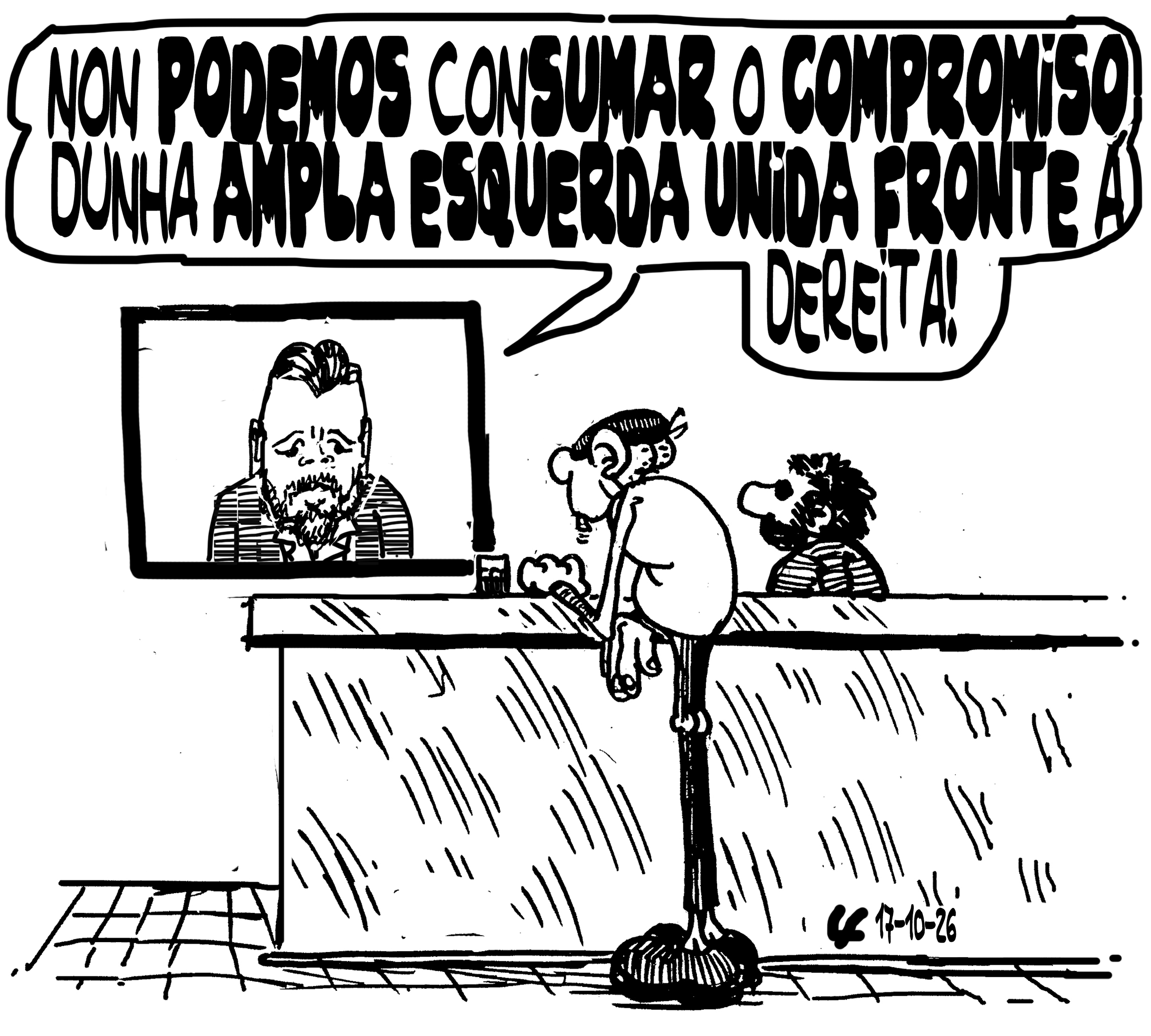 Viñeta de O Carrabouxo do 19 de outubro de 2026