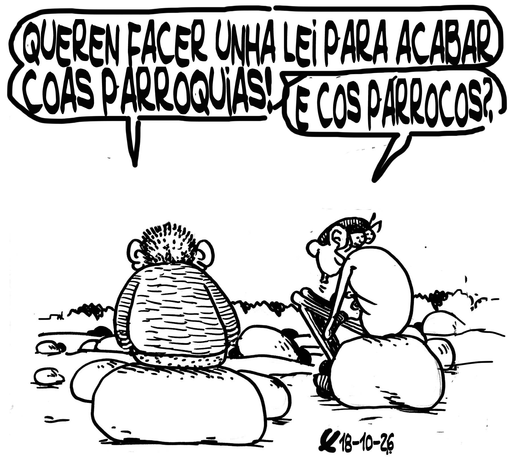 Viñeta de O Carrabouxo do 18 de outubro de 2026