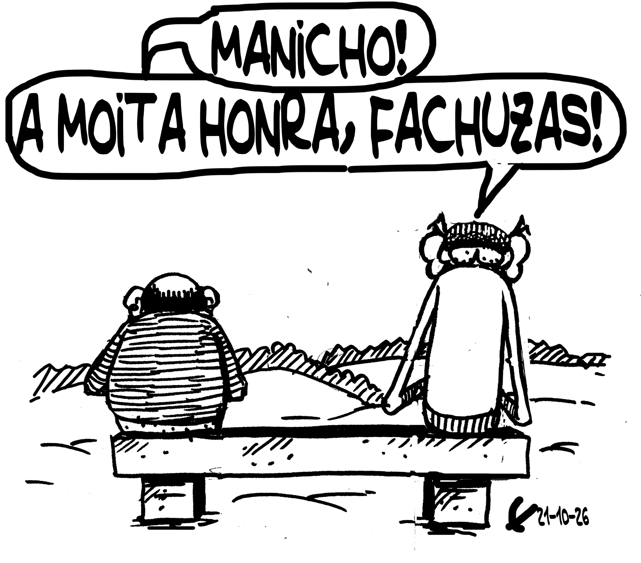 Viñeta de O Carrabouxo do 21 de outubro de 2026