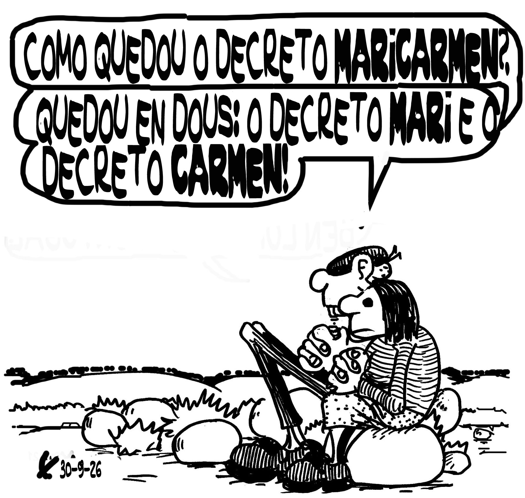 Viñeta de O Carrabouxo do 30 de setembro de 2026