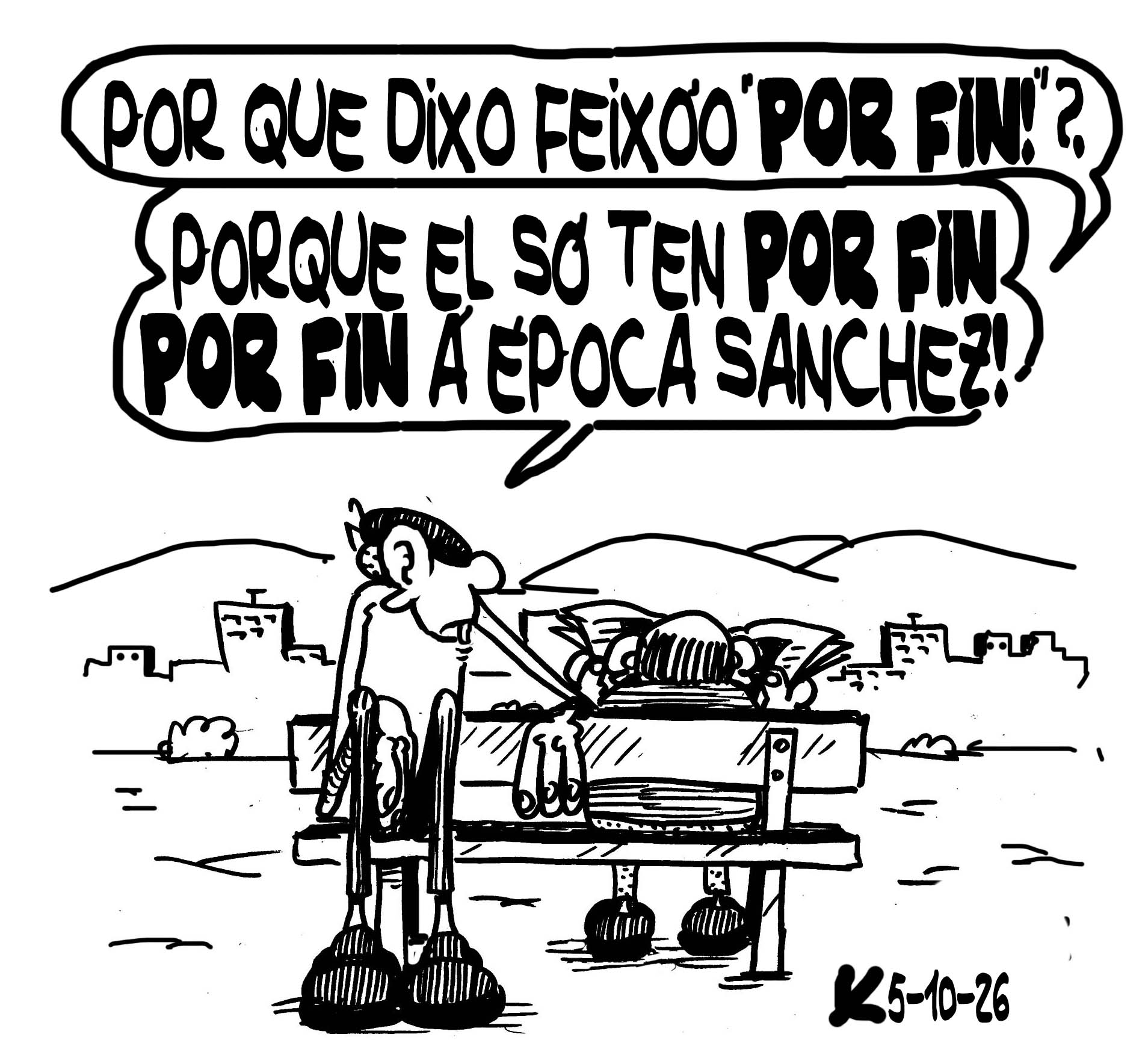 Viñeta de O Carrabouxo do 5 de outubro de 2026